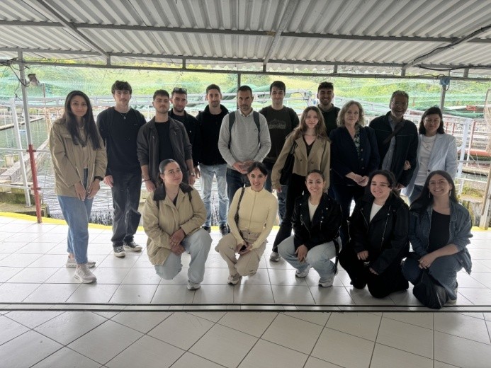 Group photo during educational visit
